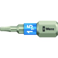 Produktbild von Wera® - Bit 1/4" DIN 3126 C6,3 Hex 1,5x25mm rostfrei