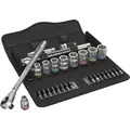 Produktbild von Wera® - Zyklop metal push Durchsteck-Knarrensatz, 3/8" metrisch, 29-teilig 8100