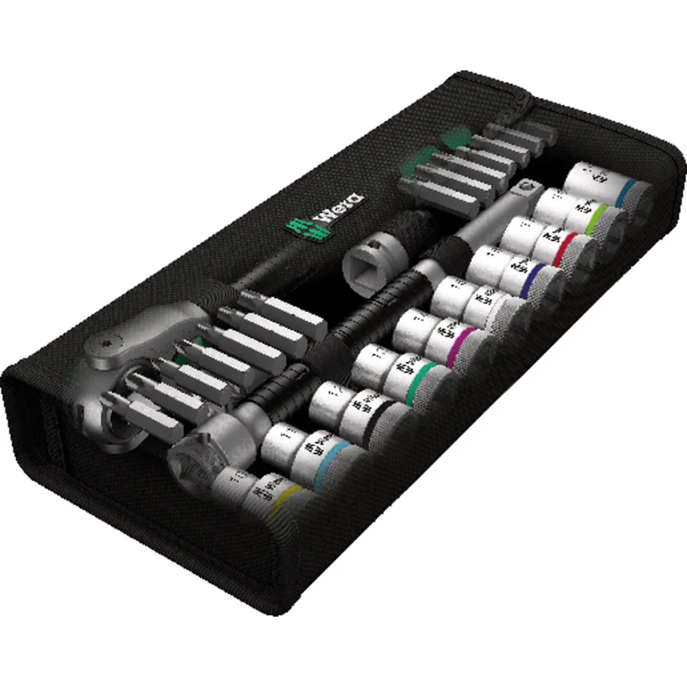 Wera Zyklop speed Knarrensatz, 1/2", metrisch, 29-teilig 8100 SC 6 Produktbild img2 L