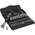 Wera Zyklop speed Knarrensatz, 1/4", metrisch, 28-teilig 8100 SA 6 Produktbild