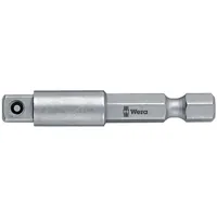 Produktbild von Wera® - Steckschlüsseladapter 870/4 1/4"-Außensechskant / 1/4"-Außenvierkant L: