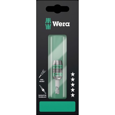 Produktbild von Wera® - 887/4 RR SB Rapidaptor Universalhalter mit Ringmagnet, 1/4" x 57mm