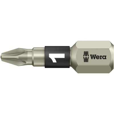 Produktbild von Wera® - Bit für Kreuzschlitz Pozidriv 3855/1 TS PZ, Edelstahl, PZ 1 x 25mm