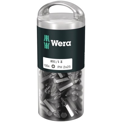 Produktbild von Wera® - Bit für Kreuzschlitz Philips® 851/1 Z DIY, PH 2 x 25mm, 100-er Pack