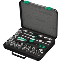 Produktbild von Wera® - Steckschlüssel-Satz Zyklop Speed 8100 SC 2, 1/2" 37-teilig im Blechkast