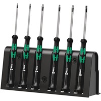 Produktbild von Wera® - Elektroniker-Schraubendreher-Satz 2067/6 für TORX® BO 6-teilig + Rack