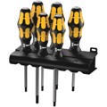 Produktbild von Wera® - Schraubendreher-Satz 977/6 mit Schlagkappe für TORX®, 6-teilig + Rack T