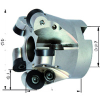 Produktbild von format - Aufsteckfräser mit Innenkühlung ø52x22mm Z5 für RD