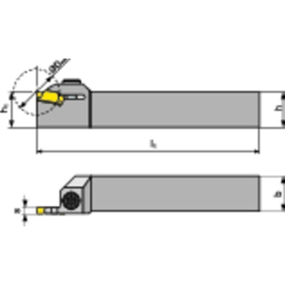 Produktbild von null - Stechklemmhalter aussen GFIL 1616 H0320