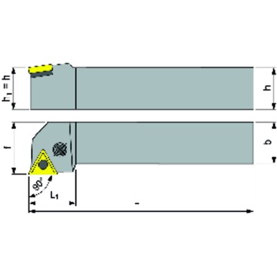 Produktbild von FORMAT - Klemmhalter 90° PTGNL 2525M16