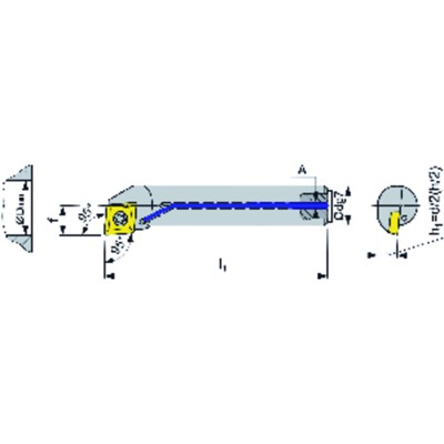 Produktbild von null - VHM Bohrstangen-Set 95° E-SCLCR 06 mit Innenkühlung