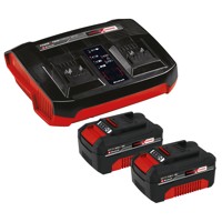 Produktbild von Einhell - 2x Akku 4,0Ah + Twincharger Kit