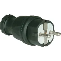 Produktbild von NOBRAND - Schutzkontakt-Stecker, Gummi, IP44 250 V, 16 A