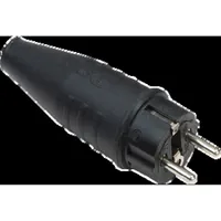 Produktbild von NOBRAND - Schutzkontakt-Stecker, Vollgummi, schwere Ausführung