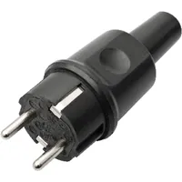 Produktbild von NOBRAND - Schutzkontakt-Stecker, Vollgummi, IP44 250 V, 10-16 A
