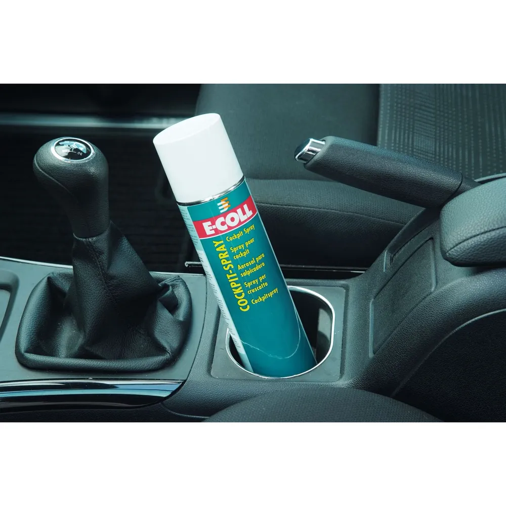 E-COLL Cockpit-Spray seidenglänzend antistatisch farbauffrischend 400ml Dose Produktbild img2 L