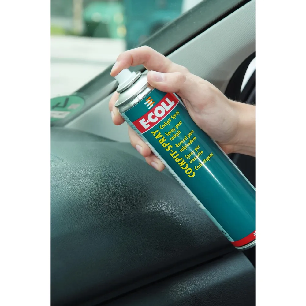 E-COLL Cockpit-Spray seidenglänzend antistatisch farbauffrischend 400ml Dose Produktbild img3 L