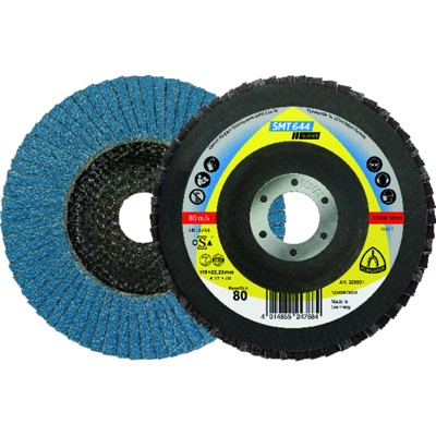 Produktbild von KLINGSPOR - Schleifmopteller SMT 644, 125 x 22,23mm Korn 60 gewölbt, 1 Stück