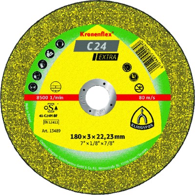 Produktbild von KLINGSPOR - Trennscheibe C24 Extra 115x2,5mm gekr.