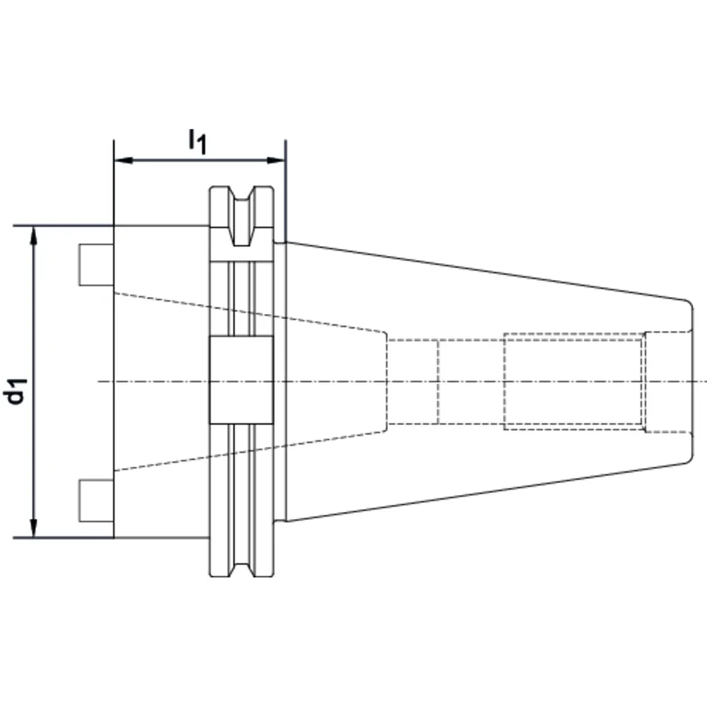 HAIMER Reduzierhülse DIN 69871A SK50/SK40 Produktbild img2 L
