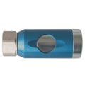 Produktbild von ewo® - Sicherheitskupplung mit Druckknopf, drehbar, DN 7,4, Al/ST blau IG-G1/2"