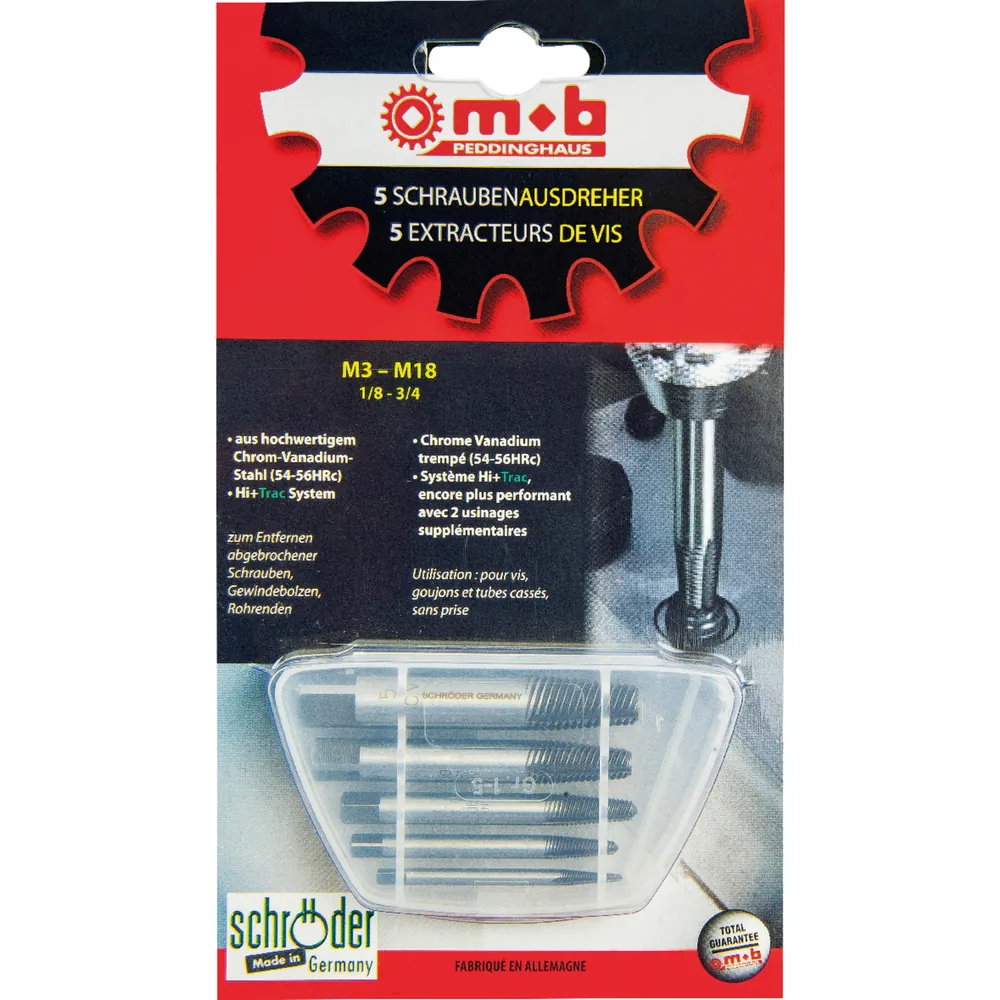 schröder Schraubenausdreher-Set Hi-Trac Schröder Produktbild img1 L