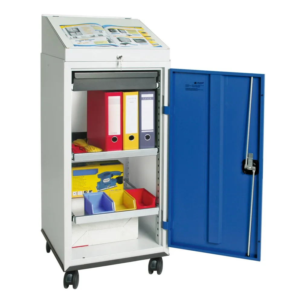 stumpf Schreibpultschrank Kombi 1310 x 500 x 500 gra/b Produktbild img1 L