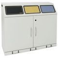 stumpf® Wertstoffsammler 1180 x 380 x 920mm, RAL 7035 Produktbild img1 S