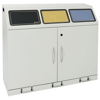 stumpf® Wertstoffsammler 1180 x 380 x 920mm, RAL 7035 Produktbild