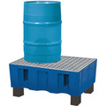 asecos® Auffangwanne PE 60 l mit Füßen und Gitterrost Produktbild img1 S