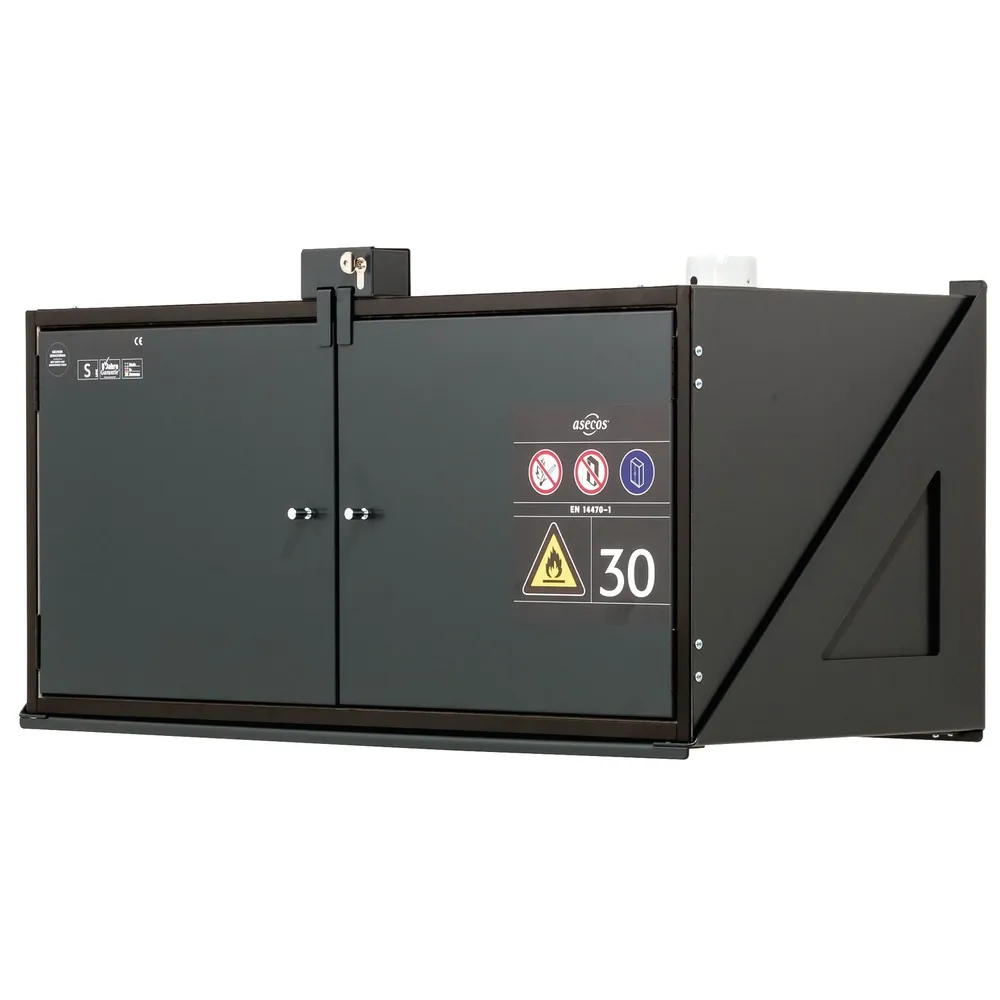 asecos Hängeschrank Typ 30 RAL 7016 Produktbild img1 L