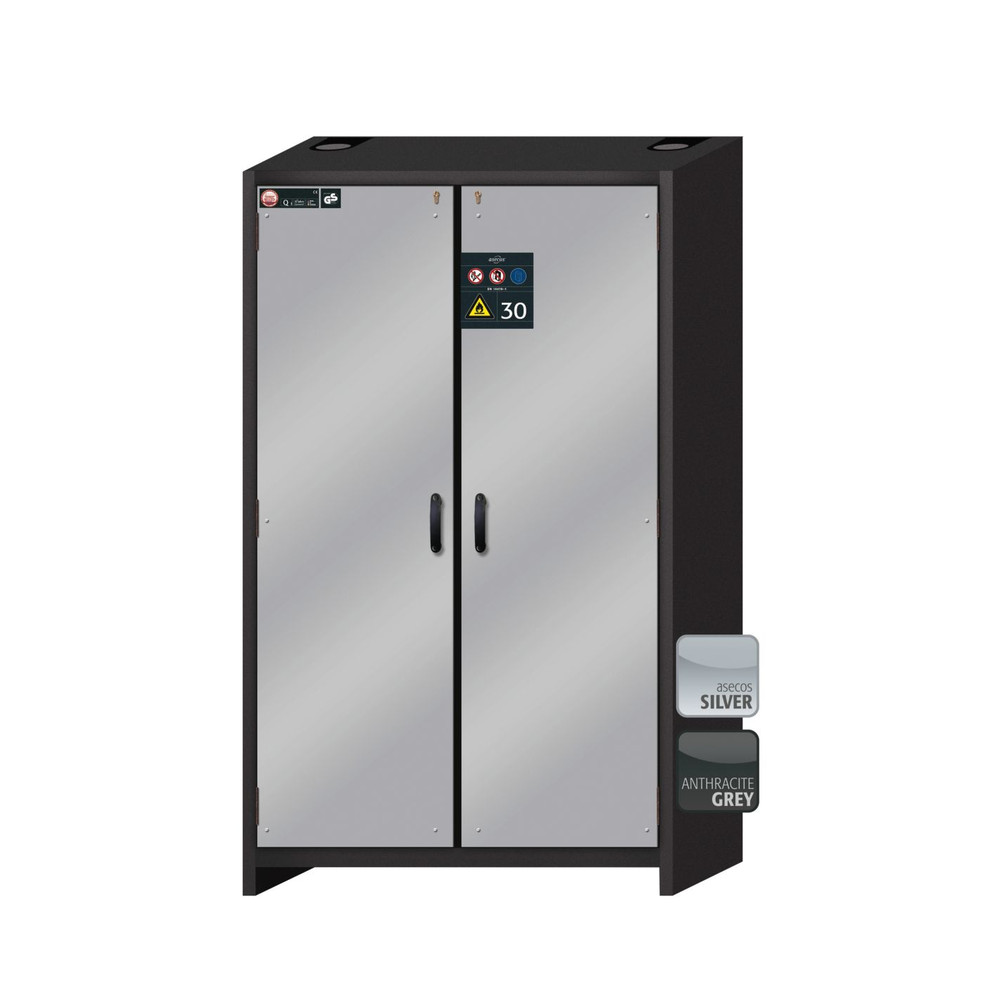 asecos® Sicherheitsschrank Q30.195.116 Typklasse 30 mit 2 Flügeltüren H 1947 B 1164 Produktbild img1 L