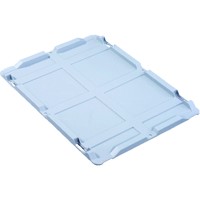 Produktbild von allit® - Scharnierdeckel, grau für Eurobox 600