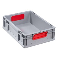 Produktbild von allit® - ProfiPlus EuroBox 412, grau/rot