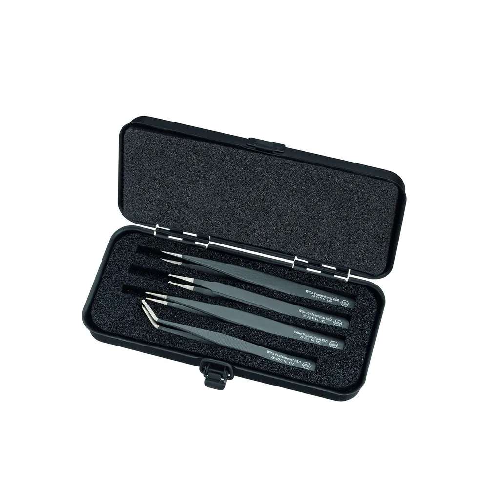 Wiha Pinzetten-Set ZP 99 0 140 02 4-teilig Box Produktbild img1 L