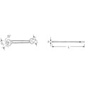 Produktbild von STAHLWILLE® - Doppelmaulschlüssel MOTOR SW.10 x 13mm L.171mm