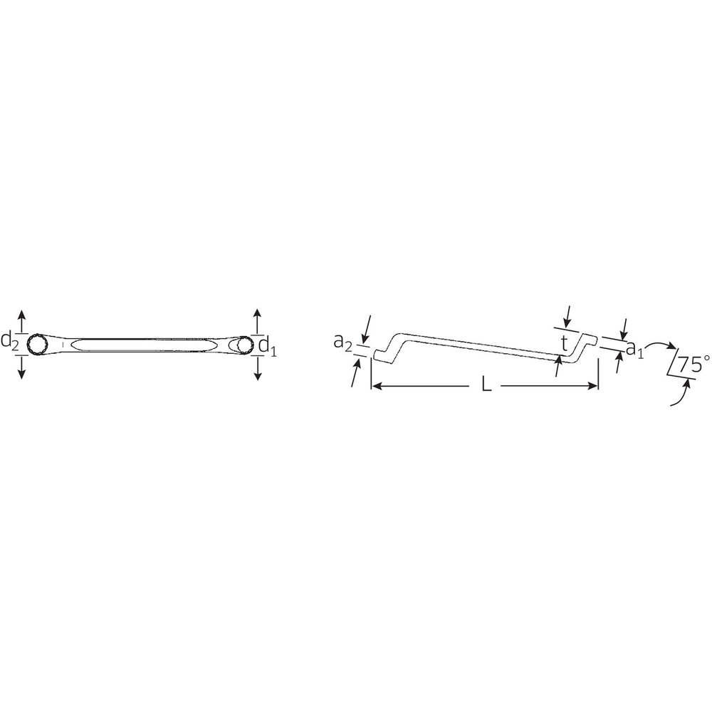 STAHLWILLE Doppelringschlüssel SW.3/4 x 7/8" L.300mm Produktbild img4 L