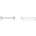 Produktbild von STAHLWILLE® - Doppelringschlüssel SW.8 x 9mm L.115mm