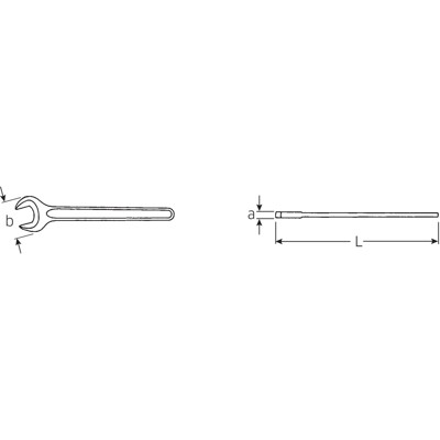 Produktbild von STAHLWILLE® - Einmaulschlüssel SW.65mm L.528mm