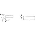 Produktbild von STAHLWILLE® - Schlag-Maulschlüssel SW.36mm L.215mm