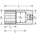 Produktbild von STAHLWILLE® - 3/8" (10mm) Steckschlüsseleinsatz SW.5/16" L.32mm