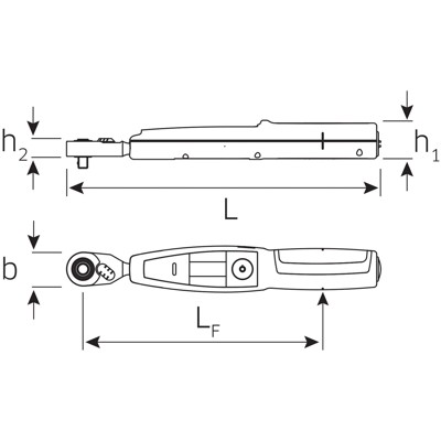 Produktbild von STAHLWILLE® - Elektronischer Drehmomentschlüssel SENSOTORK® m.fest eingebauter 