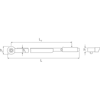 Produktbild von STAHLWILLE® - Drehmomentschlüssel Standard MANOSKOP® m.fest eingebauter Knarre 