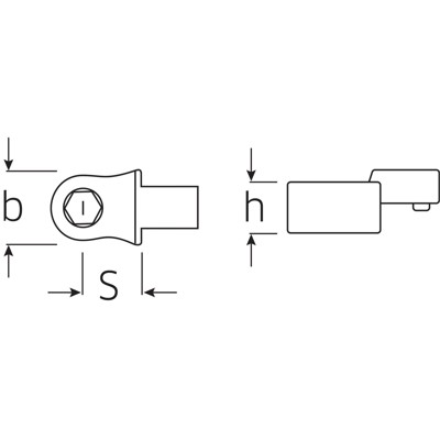 Produktbild von STAHLWILLE® - Bit-Halter-Einsteckwerkzeug Größe 10 Innen-6kant 8mm / 5/16" Aufn