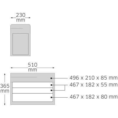 Produktbild von STAHLWILLE® - Tragekasten L.513mm B.228mm H.360mm