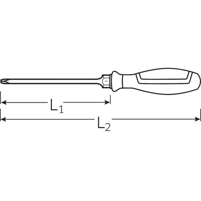 Produktbild von STAHLWILLE® - Kugelkopfschraubendreher DRALL + SW.3mm Klingen-L.300mm