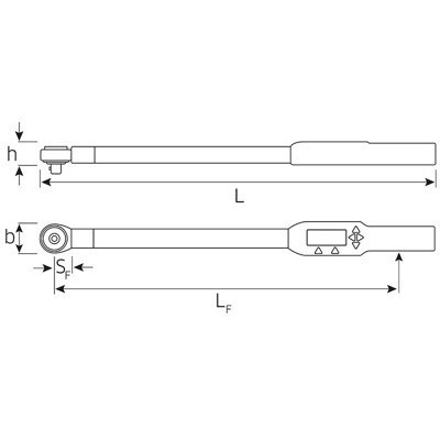 Produktbild von STAHLWILLE® - Elektronischer Drehwinkel-Drehmomentschlüssel SENSOTORK® mit Eins