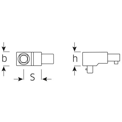 Produktbild von STAHLWILLE® - Vierkant-Einsteckwerkzeug Außen-4kant 3/4" Wkz.Aufn.22x28mm