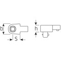 Produktbild von STAHLWILLE® - Vierkant-Einsteckwerkzeug Größe 5 Außen-4kant 3/8" Wkz.Aufn.9x12m