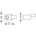 Produktbild von STAHLWILLE® - Bit-Halter-Einsteckwerkzeug Größe 10 Innen-6kant 8mm / 5/16" Aufn